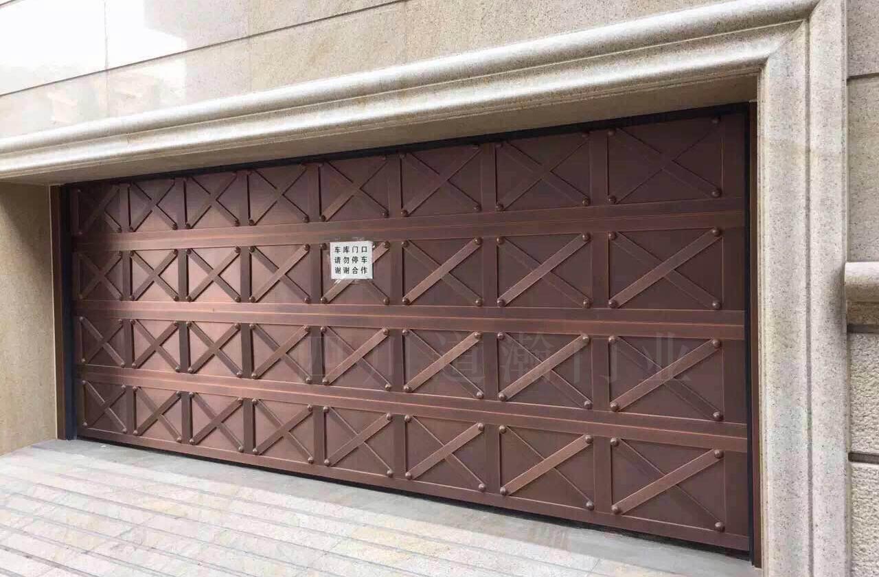 銅藝翻板車庫門